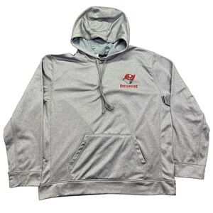 Dunbrooke Tampa Bay‎ Buccaneers Hoodie Pullover Embroidered Logo L Grunge Sport